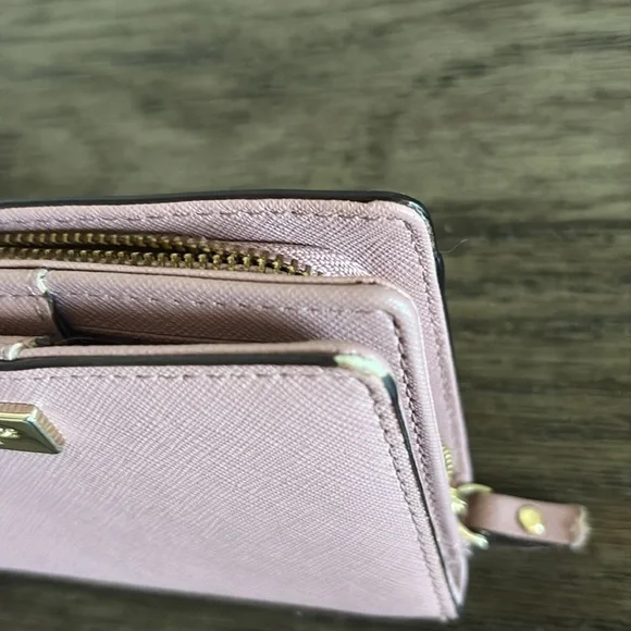 Lot of 2x [Kate Spade] Bi-Fold & Tri-Fold Pink Small Snap Button Close Wallets - Picture 4 of 16